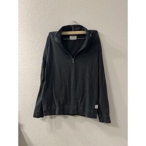 LINKSOUL Gray 1/4 Zip Long Sleeve‎ Pullover Top - Men's Sz S